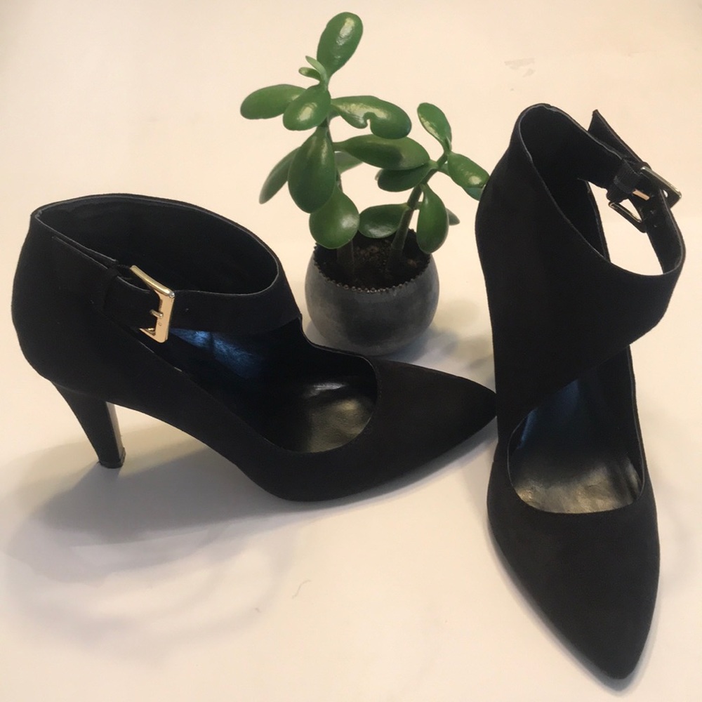Nine West asymmetrical heels